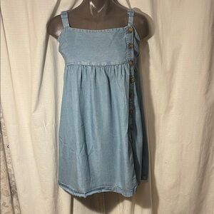 Urban Outfitters Light Blue Denim Mini Dress